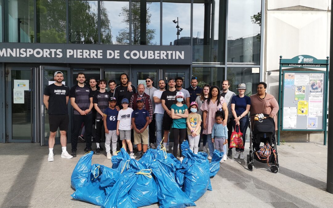 138kg de déchets ramassés à Massy !